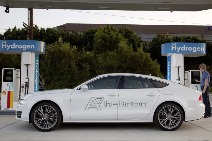 The Audi A7 Sportback h-tron quattro