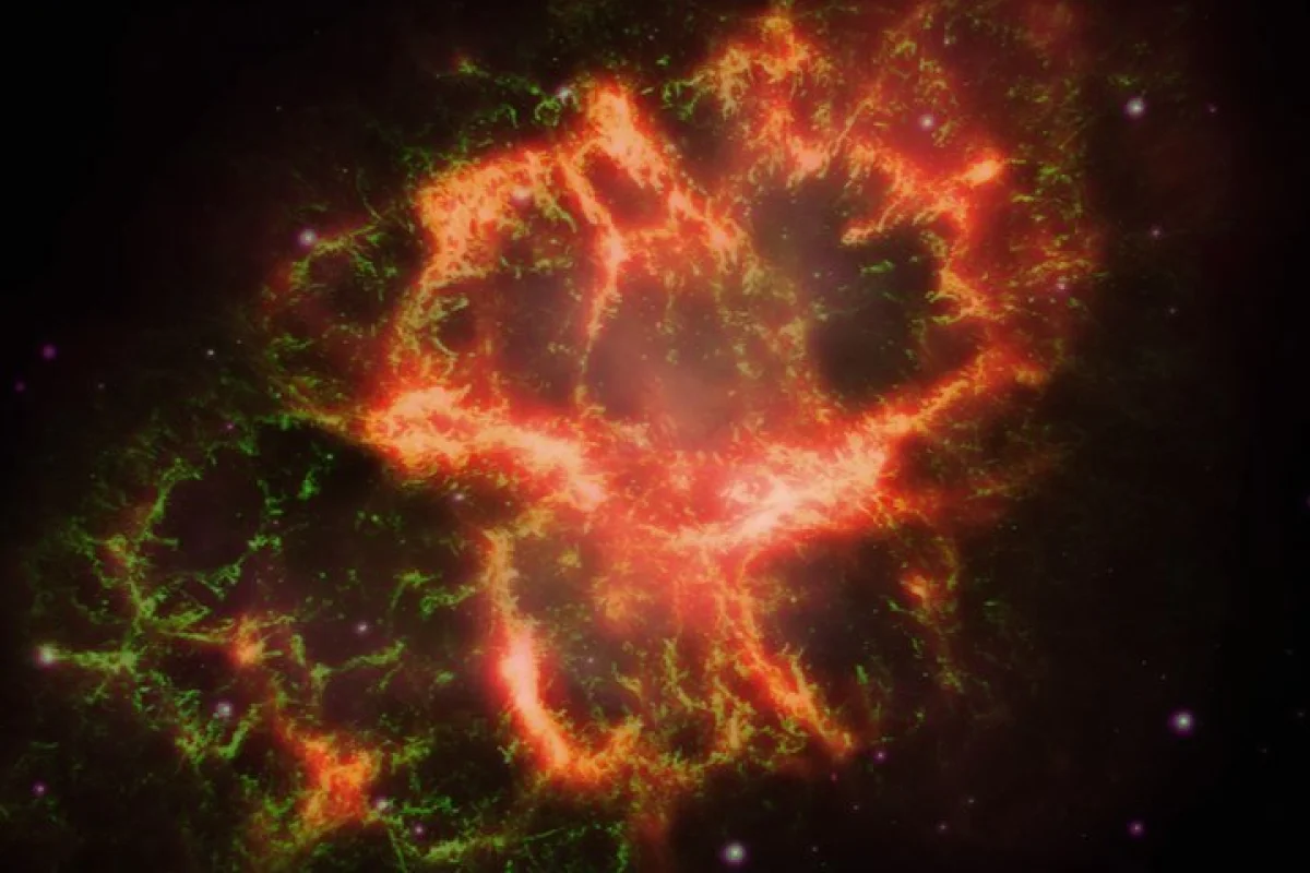 Comparing the amount of phosphorous in the Crab Nebula (pictured) and the Cassiopeia A supernova remnant suggests the element may be rare, making it difficult for life to emerge