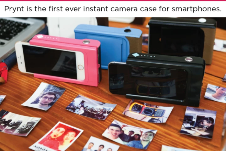 The Prynt instant camera case promises to let you print photographs directly from your Android or Apple smartphone (Photo: Prynt)