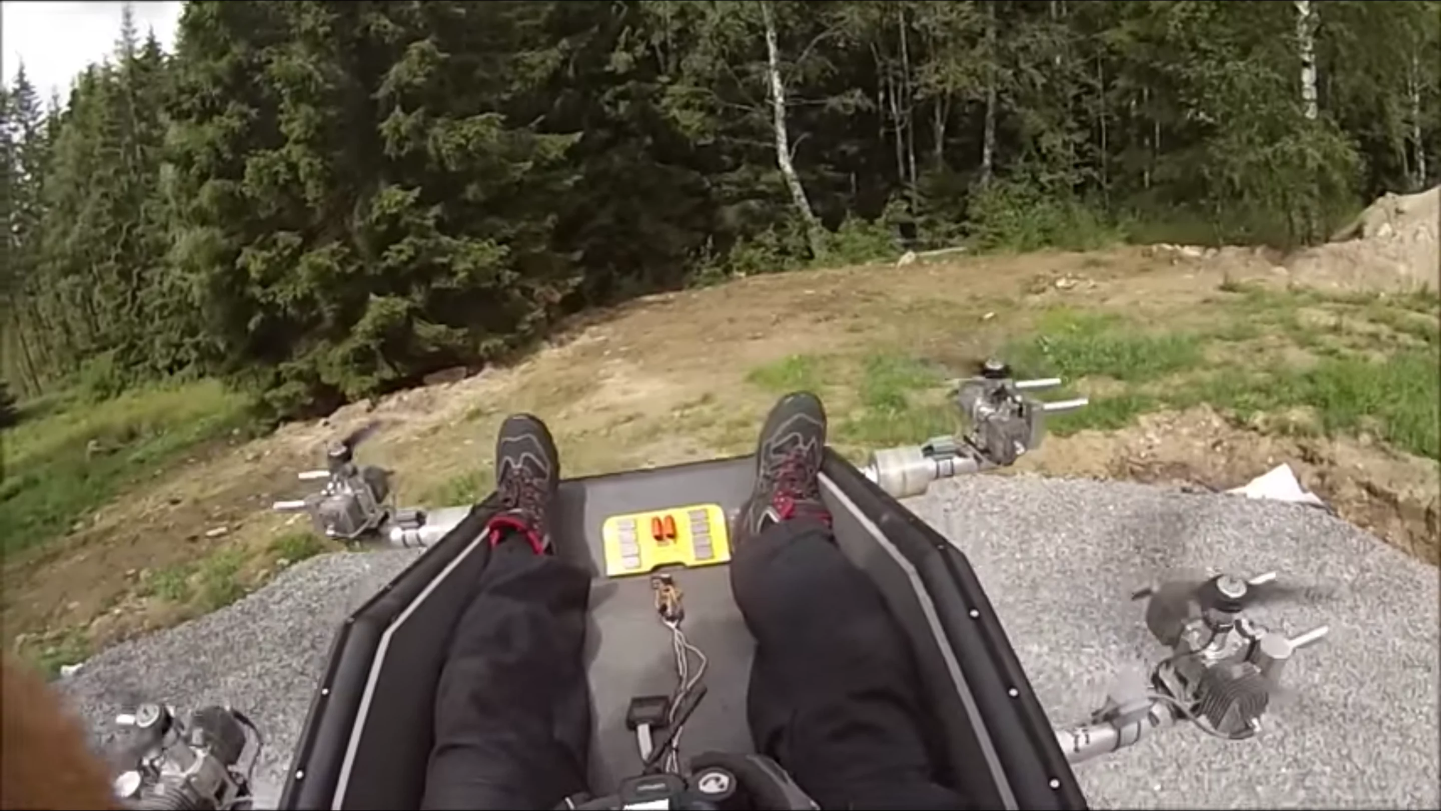 That's a lot of hot and spinning metal to be so close to a body