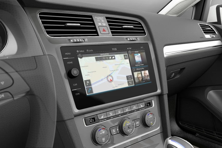 The gesture control functionality is powered by the latest version of VW's Modular Infotainment Toolkit (MIB)