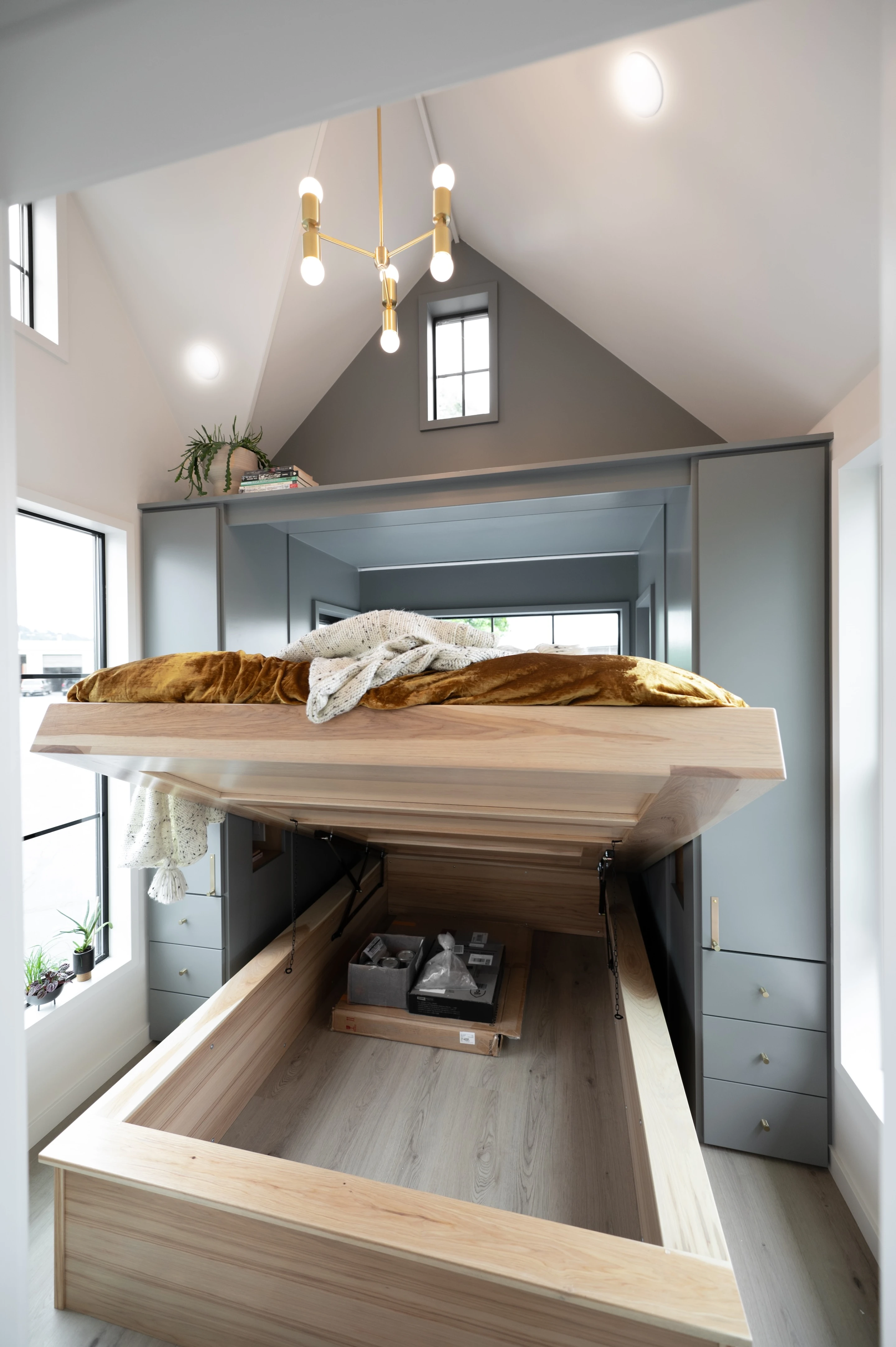 High-end tiny house doubles down on storage and space-saving design