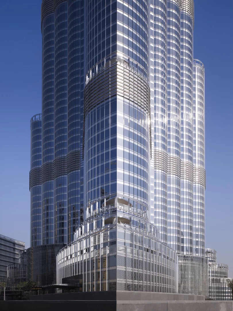 The Burj Khalifa's engineers had to tackle the issue of pumping concrete up to a height of 600 m (1,968 ft). Special mixes had to be used, along with some of the world's largest pumps, sending the concrete up at amazing pressures