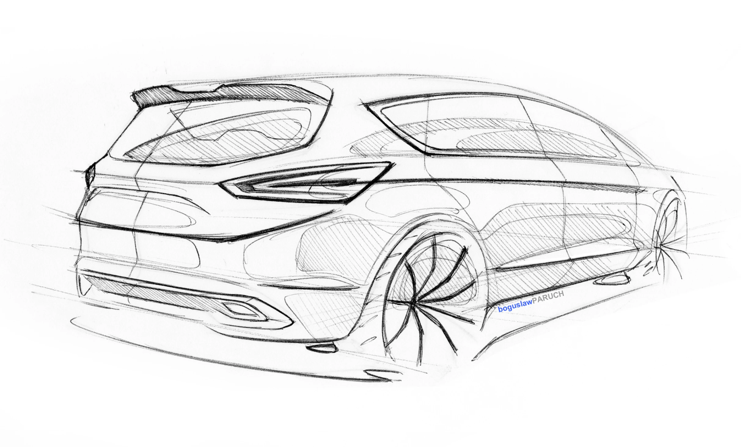 The Ford S-Max Concept sketch