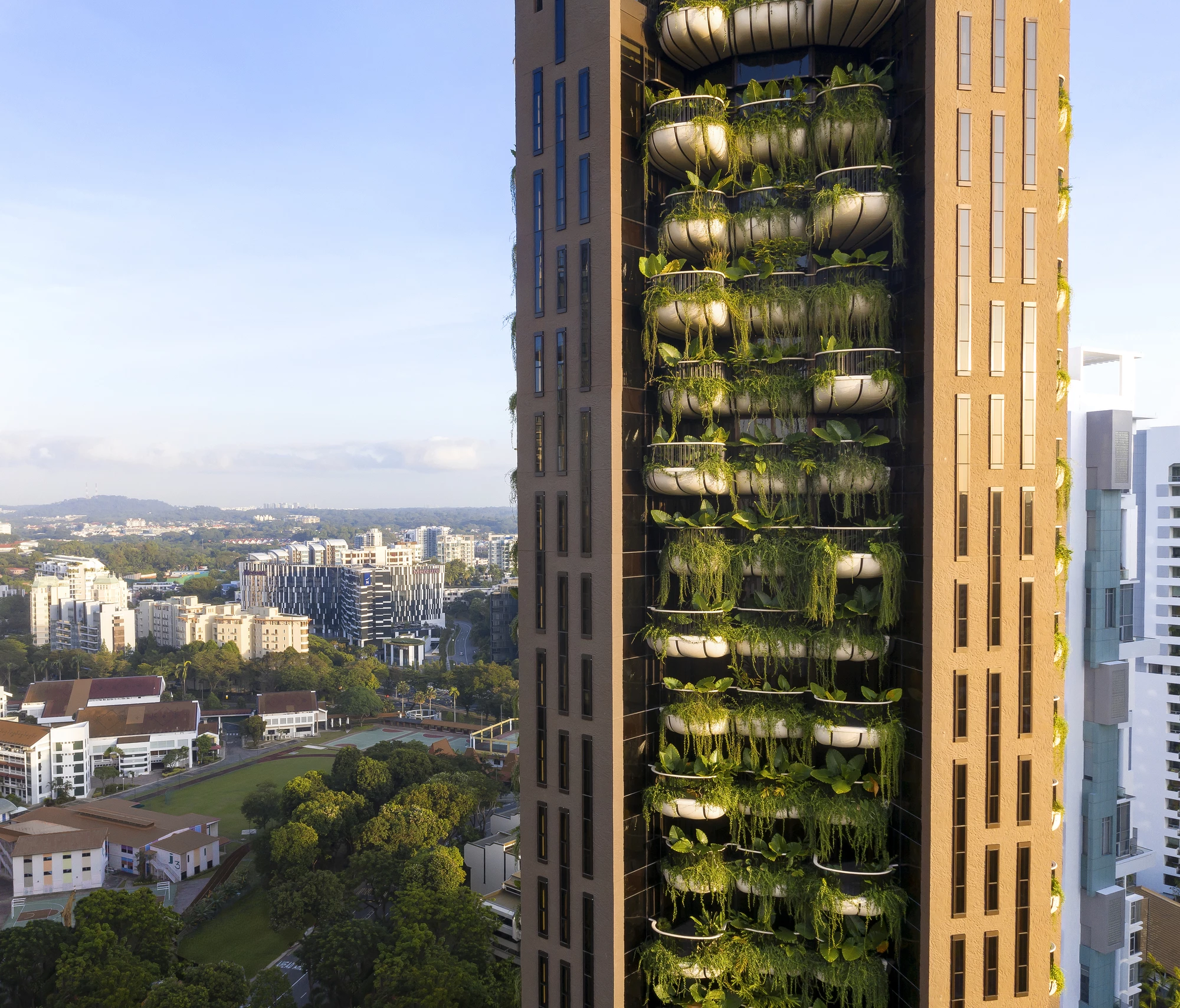 Eden was designed by Heatherwick Studio and is located in Singapore