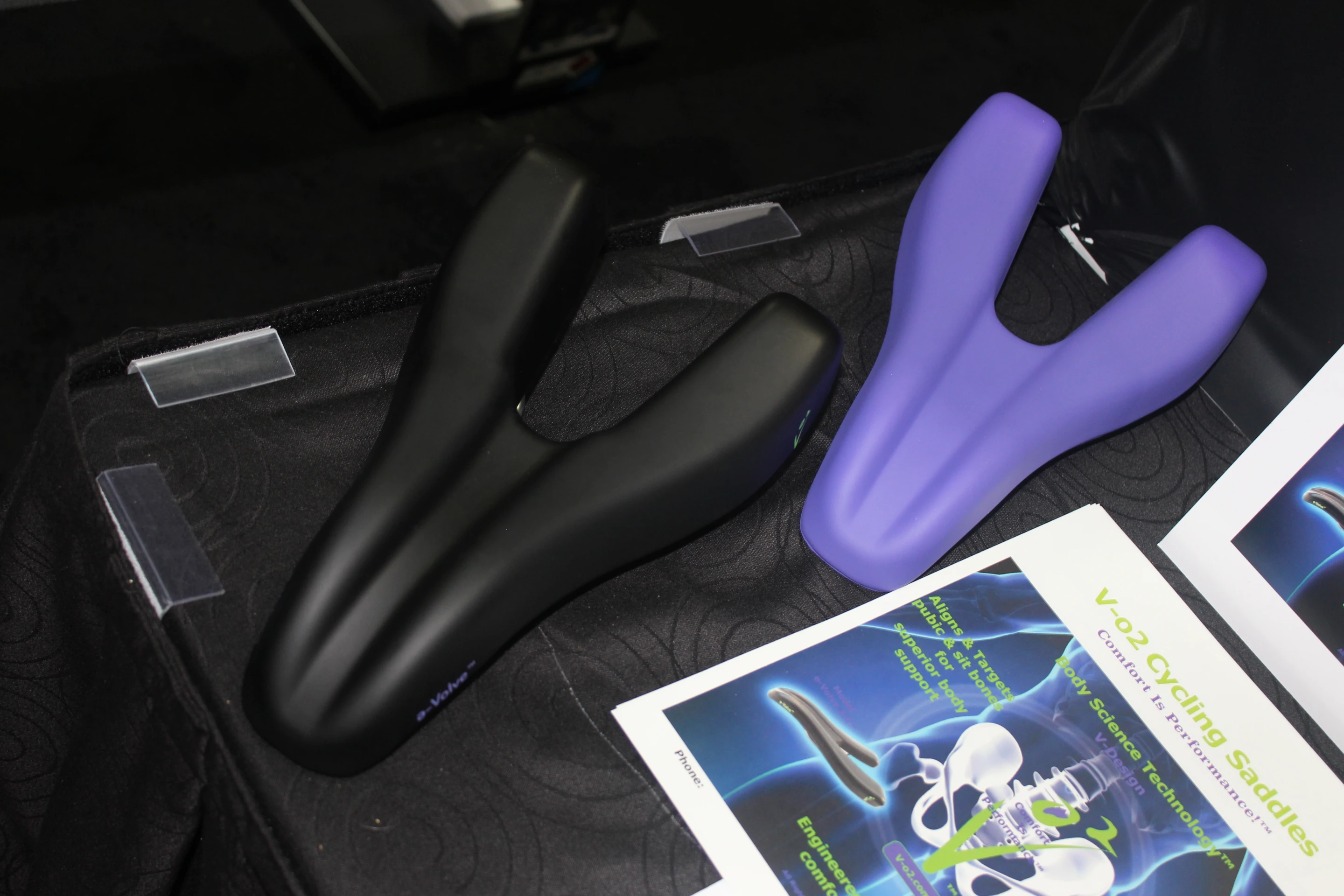 Strange-looking saddles, made by V-o2