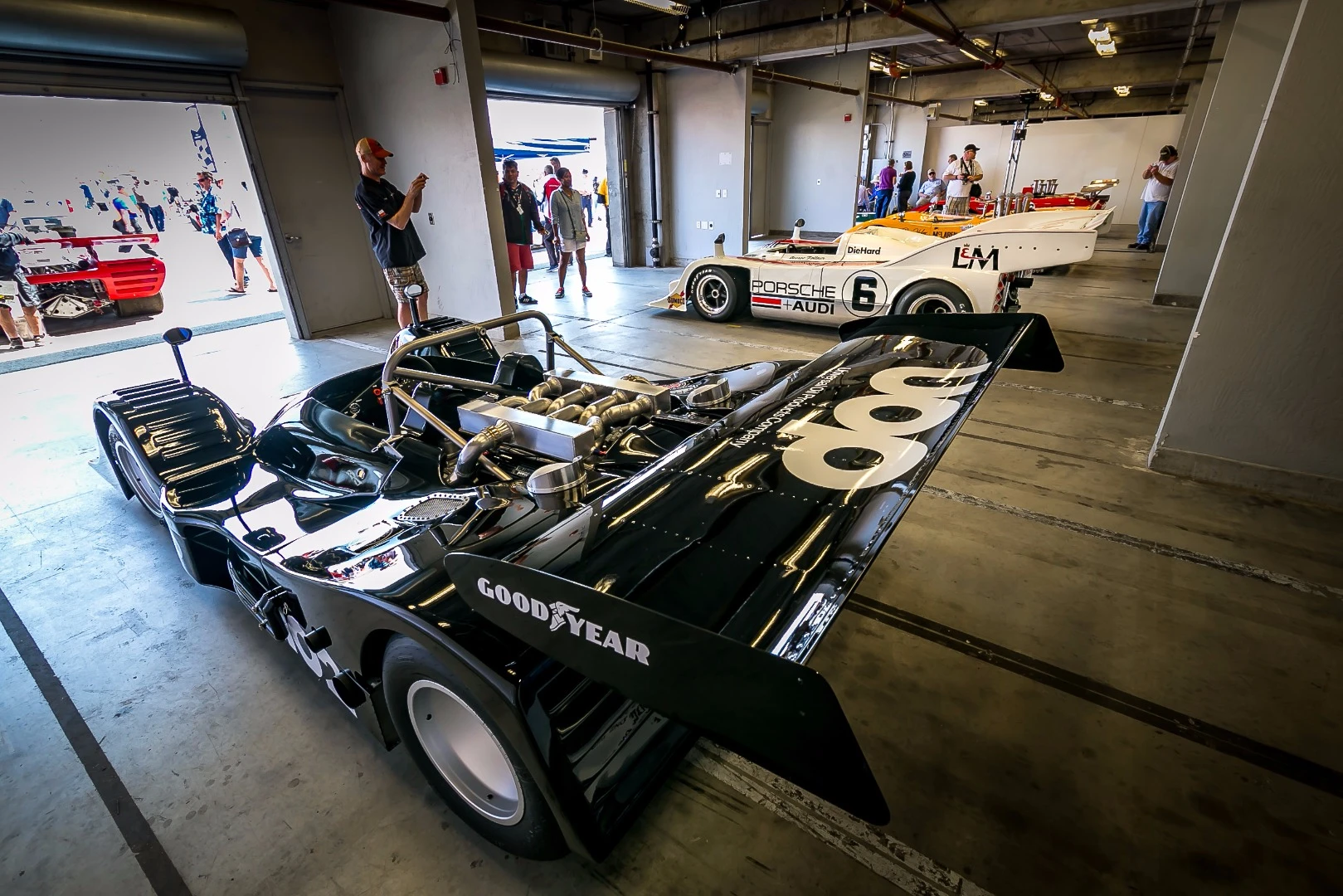 The 1973 Shadow DN2 Turbo's 1200 hp twin-turbo V8 called for some serious wing action