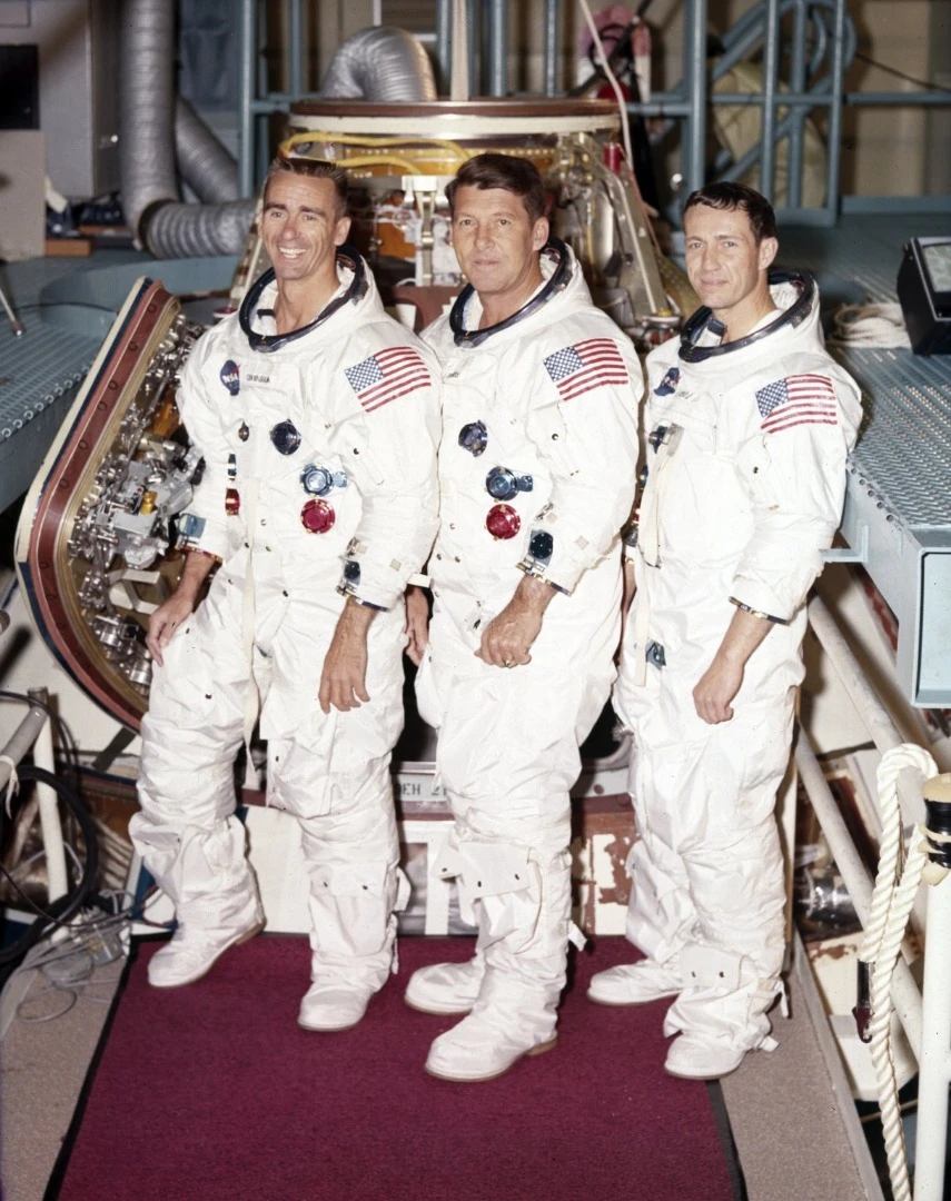 Apollo 7 crew photo
