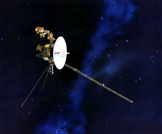 Artist's concept of Voyager in flight