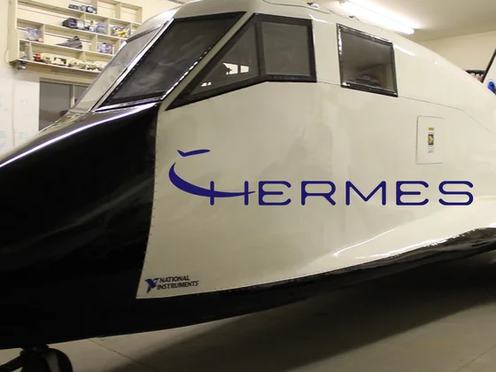 The Hermes spacecraft would carry up to six passengers into space