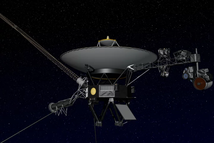 Artist concept of NASA's Voyager spacecraft (Image: NASA/JPL-Caltech)