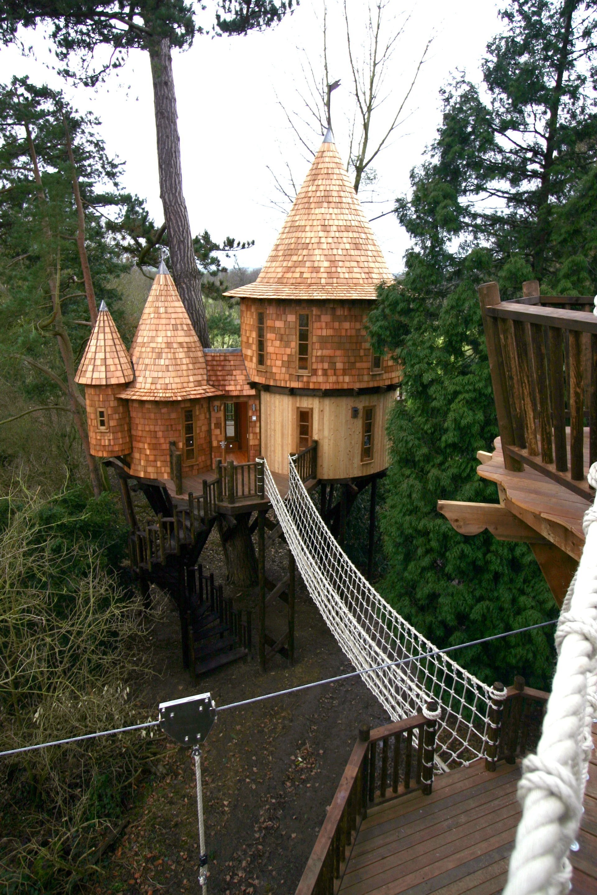 Blue Forest was also behind the construction of a remarkable Rome and Juliet-inspired treehouse