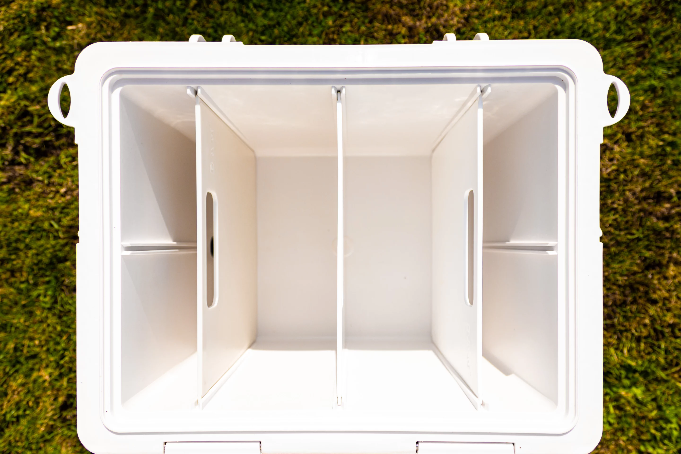 Keep the Dam Cooler open or make multiple individual compartments