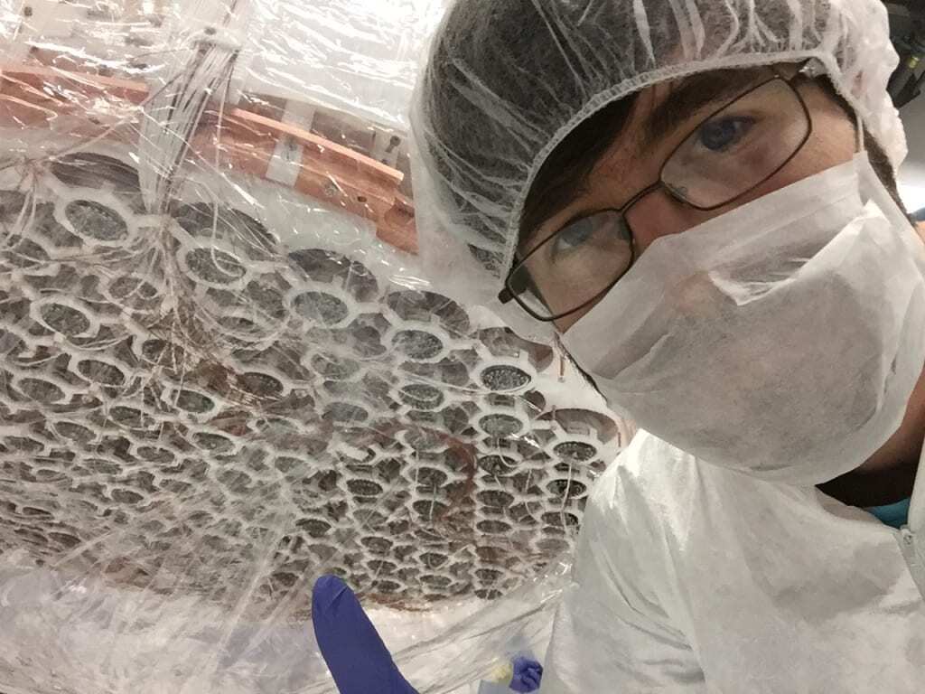 Study co-author Christopher Tunnell at the XENON1T experiment in Italy