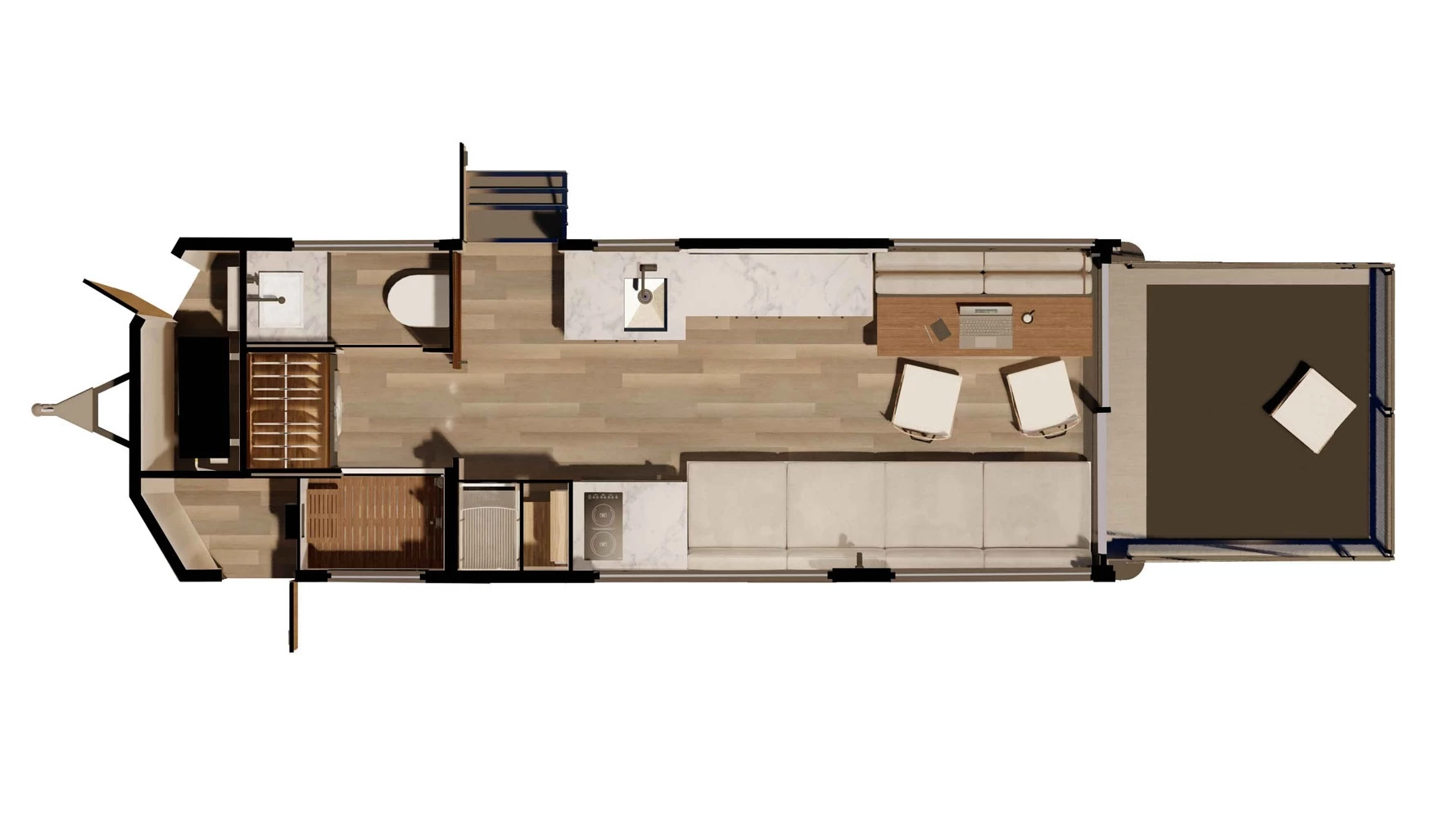 Workstation floor plan