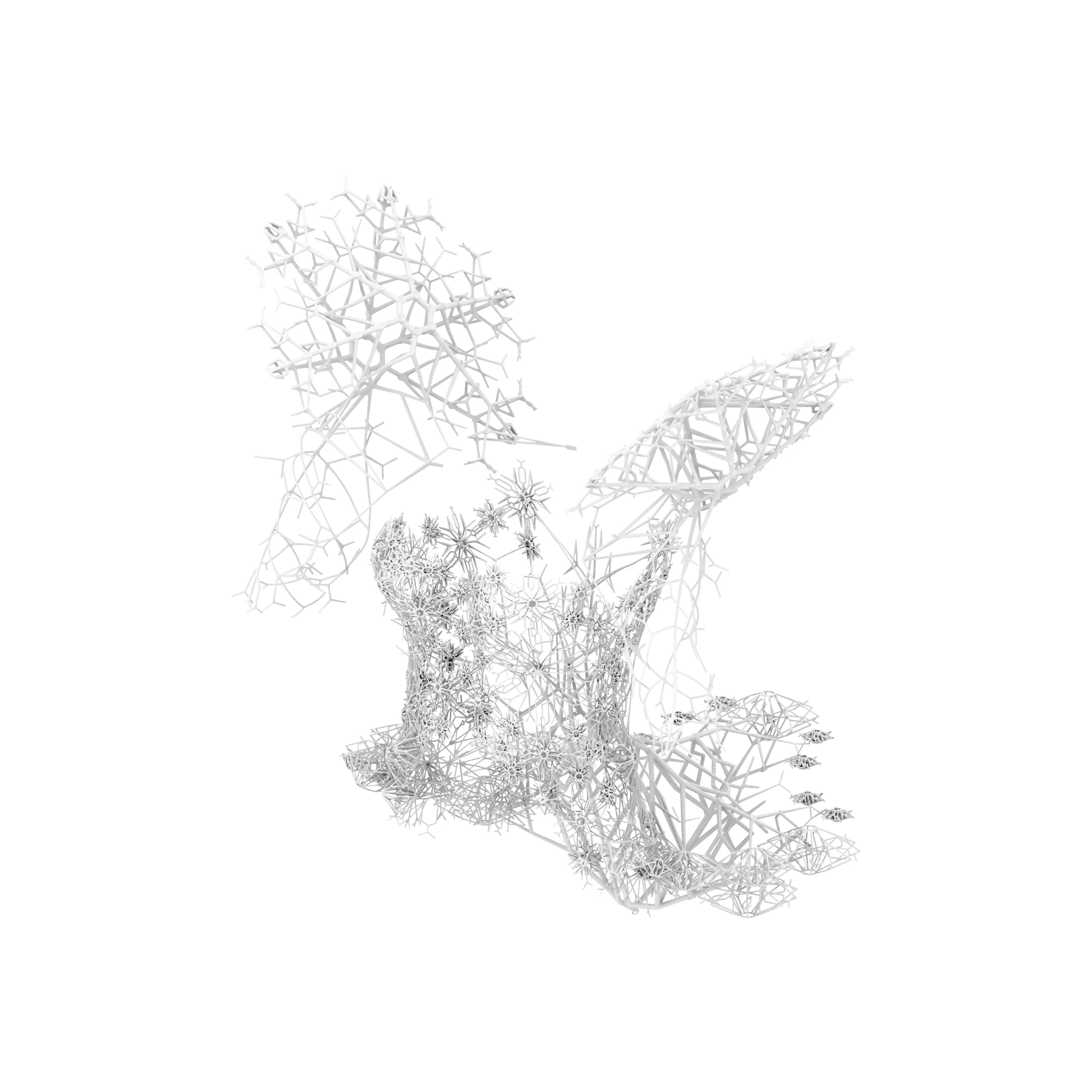 Snowflake corset design by Bradley Rothenberg