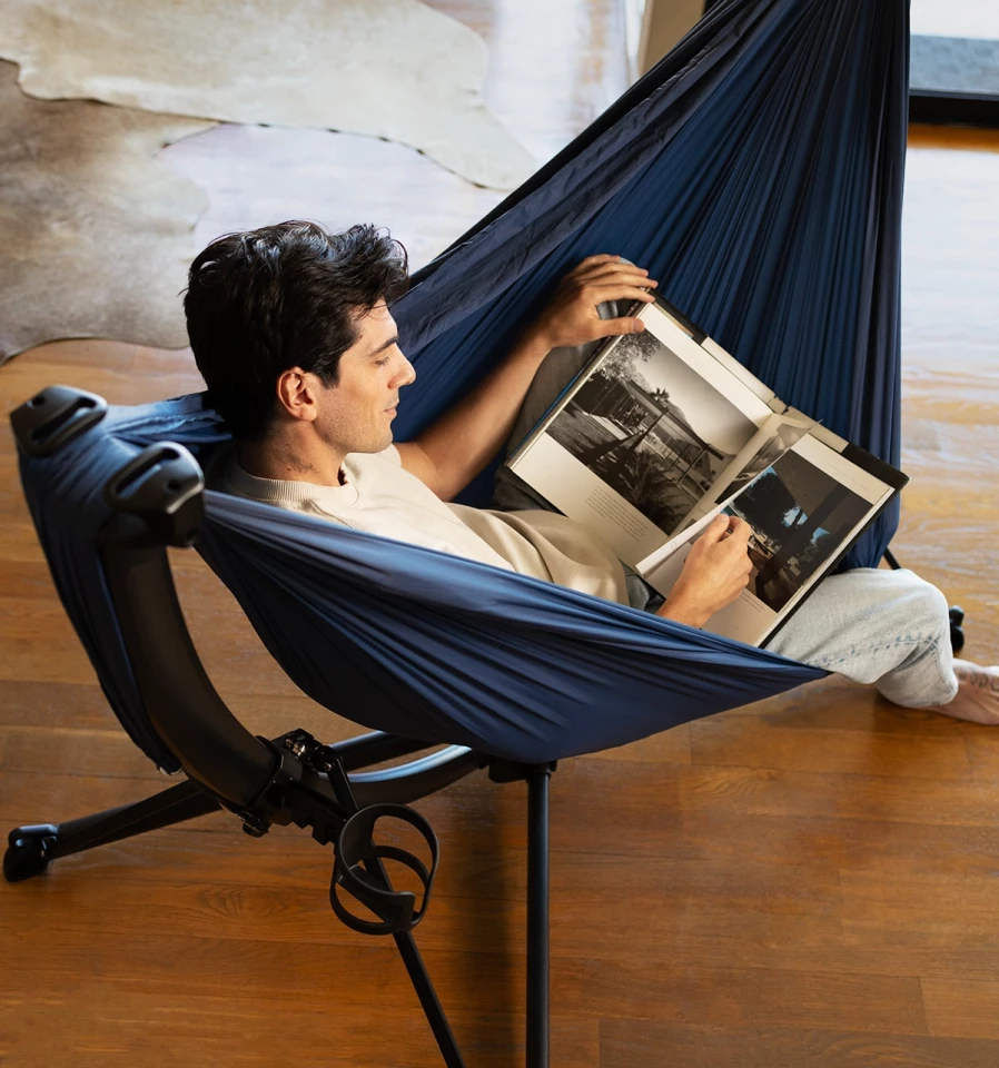 Sit with your legs up, down, reclined, upright and more