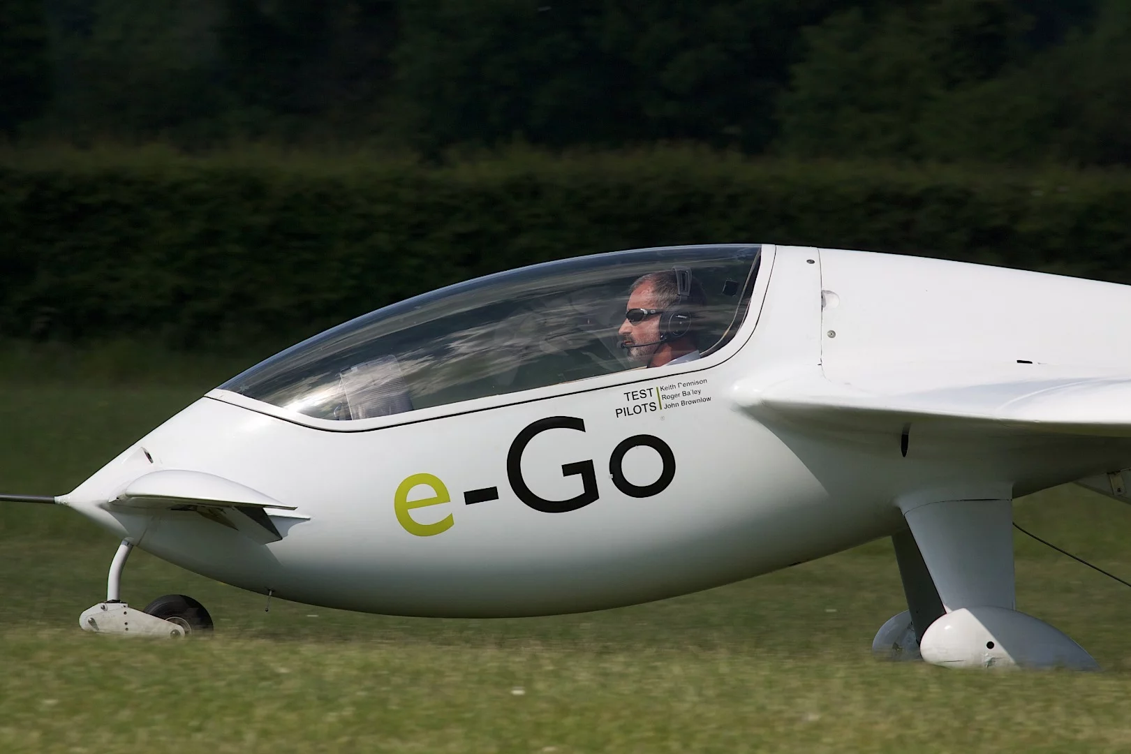 e-Go is a single seat deregulated aircraft