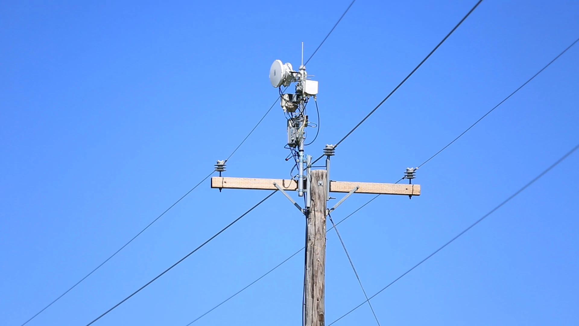 The AirGig system would rely on cheap plastic antennae placed atop power-line poles