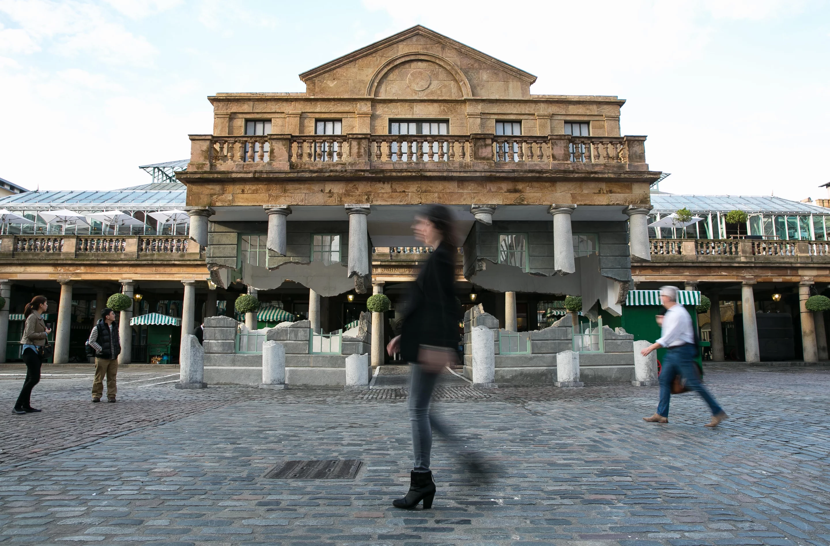 On-site construction took four days (Photo: Jeff Moore)