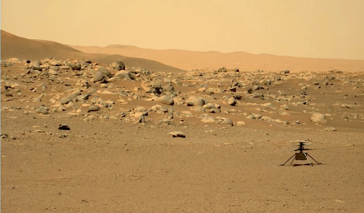 ngenuity as seen by the Perseverance rover