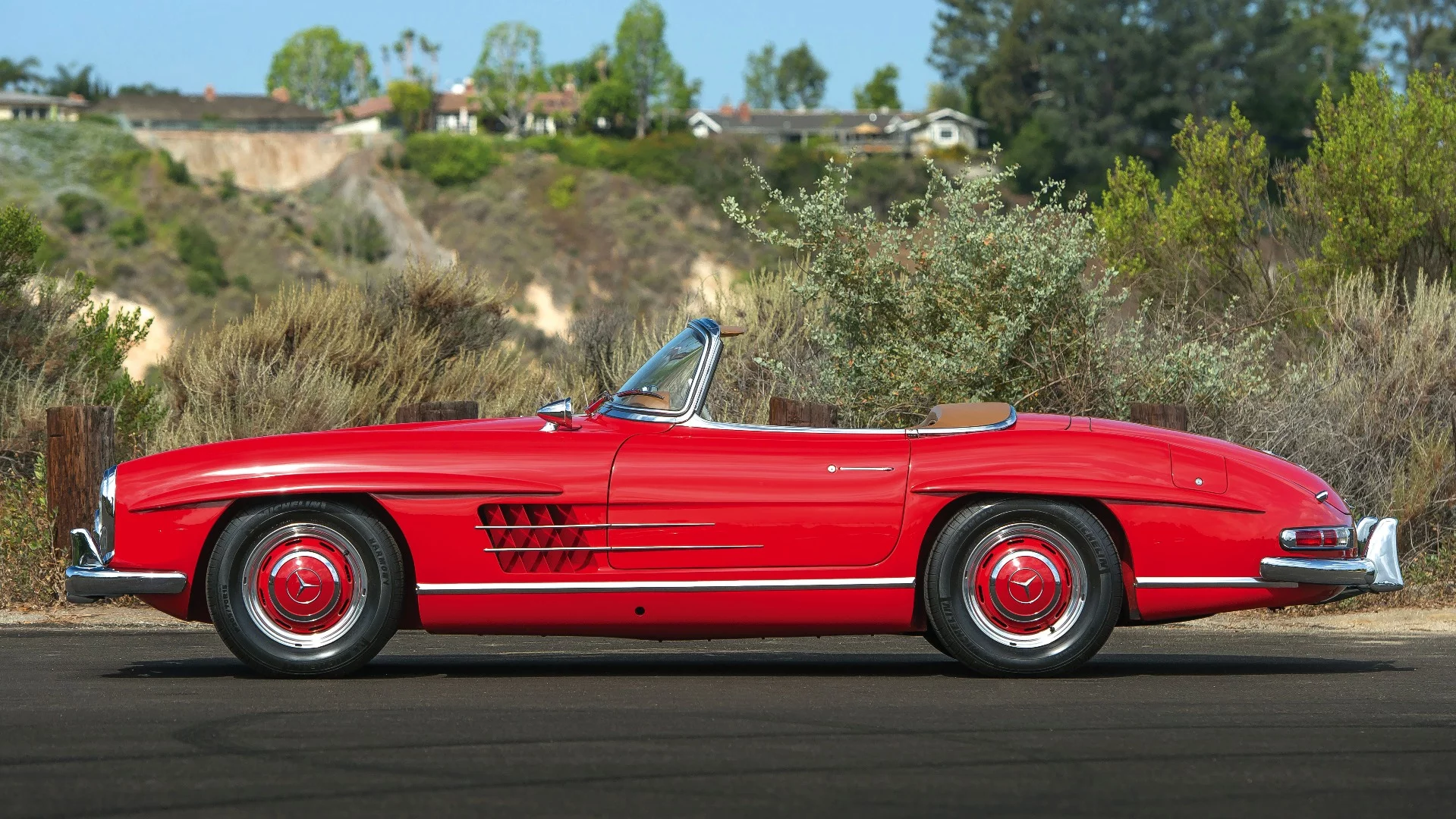 This 1960 Mercedes-Benz 300SL Roadster goes to auction on Saturday, July 18, 2015. It is expected to sell for between $1.2 million and $1.5 million.