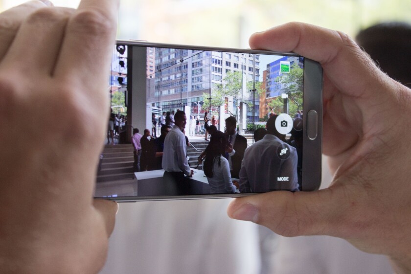 The Note 5 appears to have the same cameras we saw in the Galaxy S6