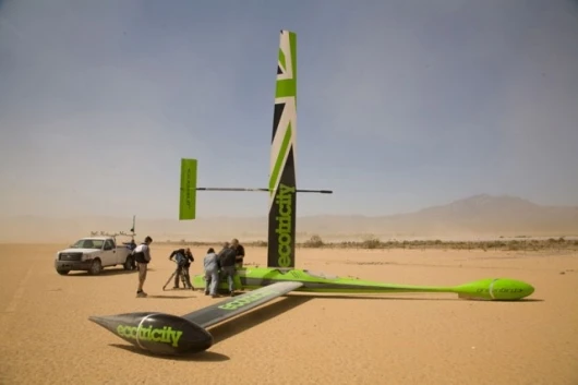 Greenbird sets land sailing speed record at Lake Ivanpah
