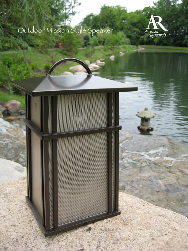 Audiovox has released a new range of digital speakers that can also light up your outdoor living area