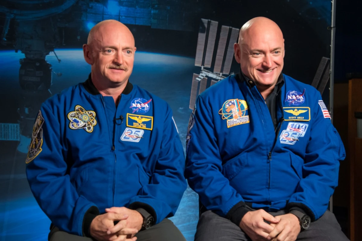 For NASA's comprehensive study on space travel's effects on human health, astronaut Scott Kelly (right) spent almost a year on the ISS, while his twin brother Mark Kelly (left) stayed on Earth