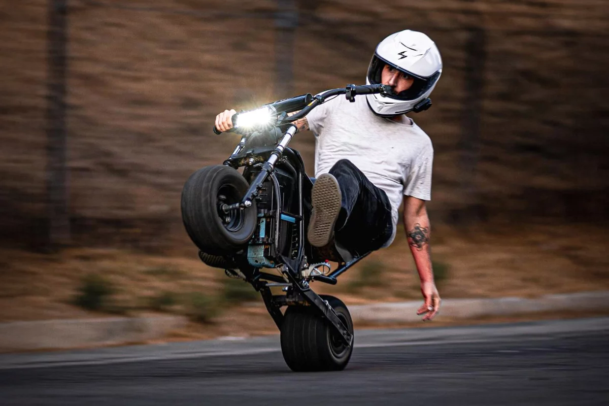 World's first bike that will wheelie for you World's first bike that will wheelie for you