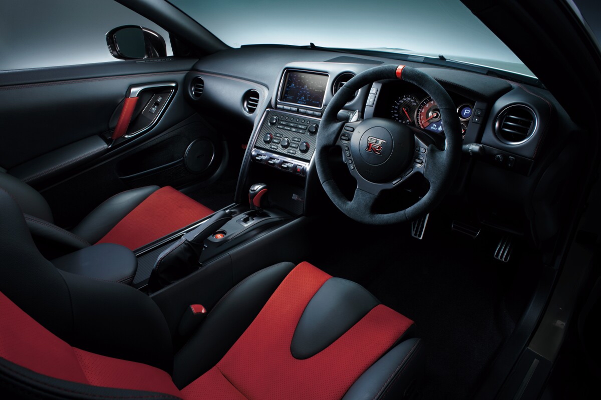 Cockpit of the Nissan GT-R Nismo