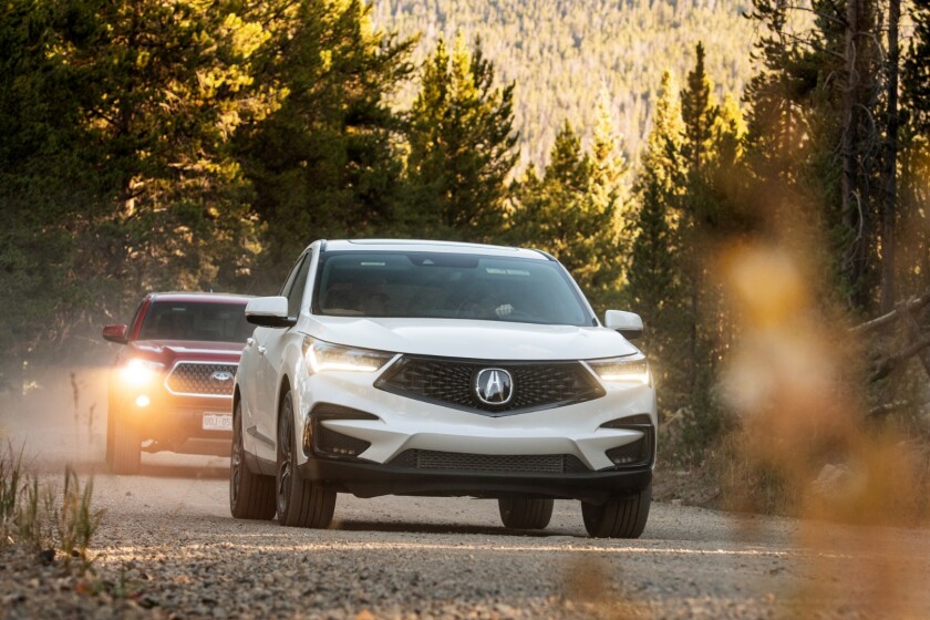 The Acura RDX A-Spec was very out of place in our off-road trails and thus had a lot to prove, which it did