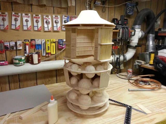 The two cutaway models, show in interior details like science racks and related work areas, the toilet, sleeping areas, storage spaces, computer stations, and other amenities