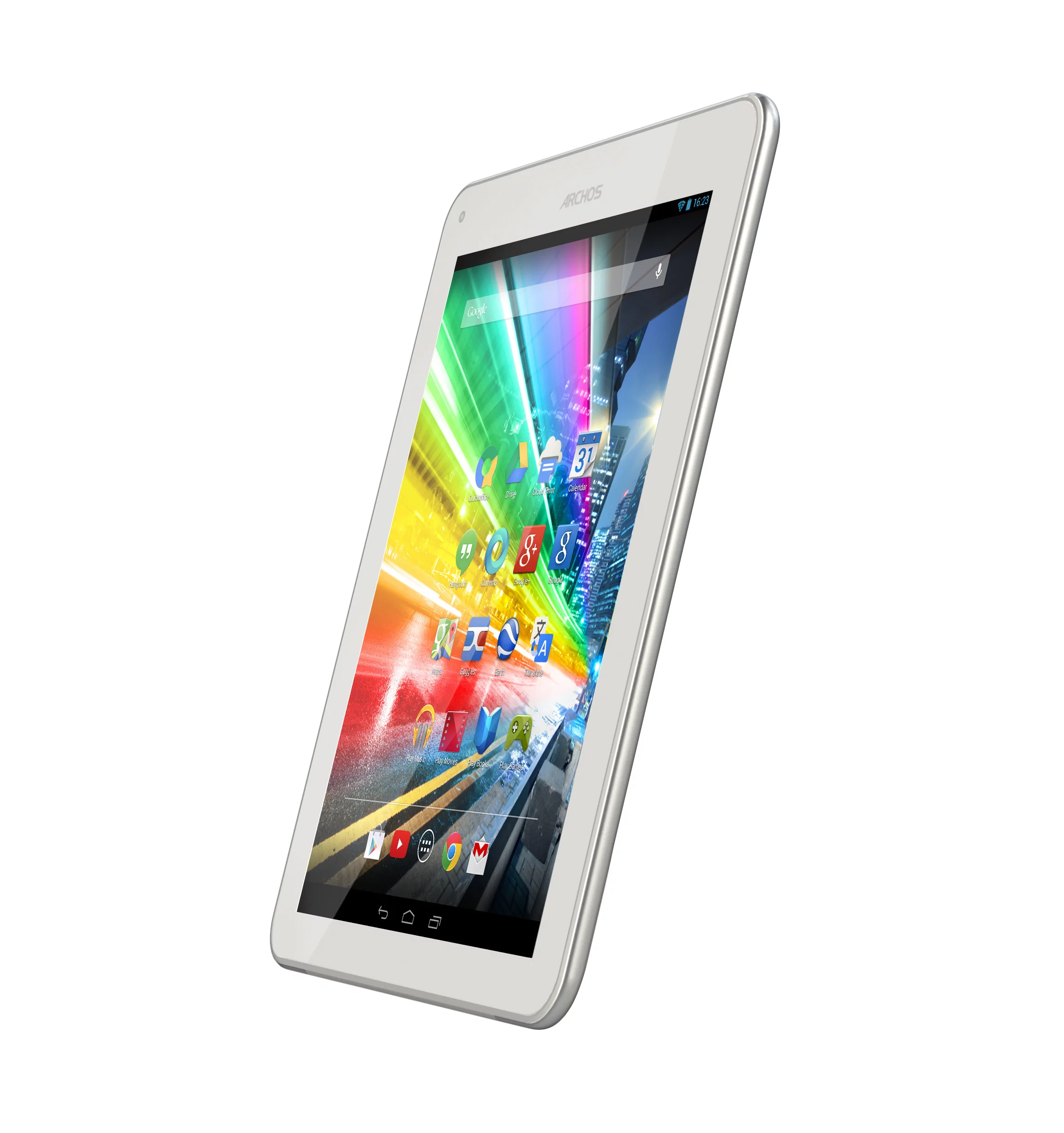 The Archos 97b Platinum HD runs Android 4.2 (Jelly Bean)