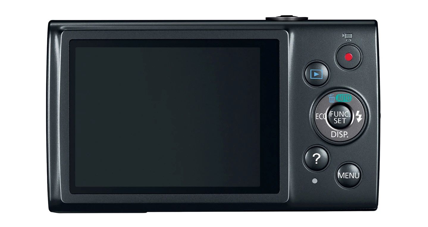 The Canon PowerShot ELPH 170 IS features a 2.7-inch LCD monitor with 230k dots
