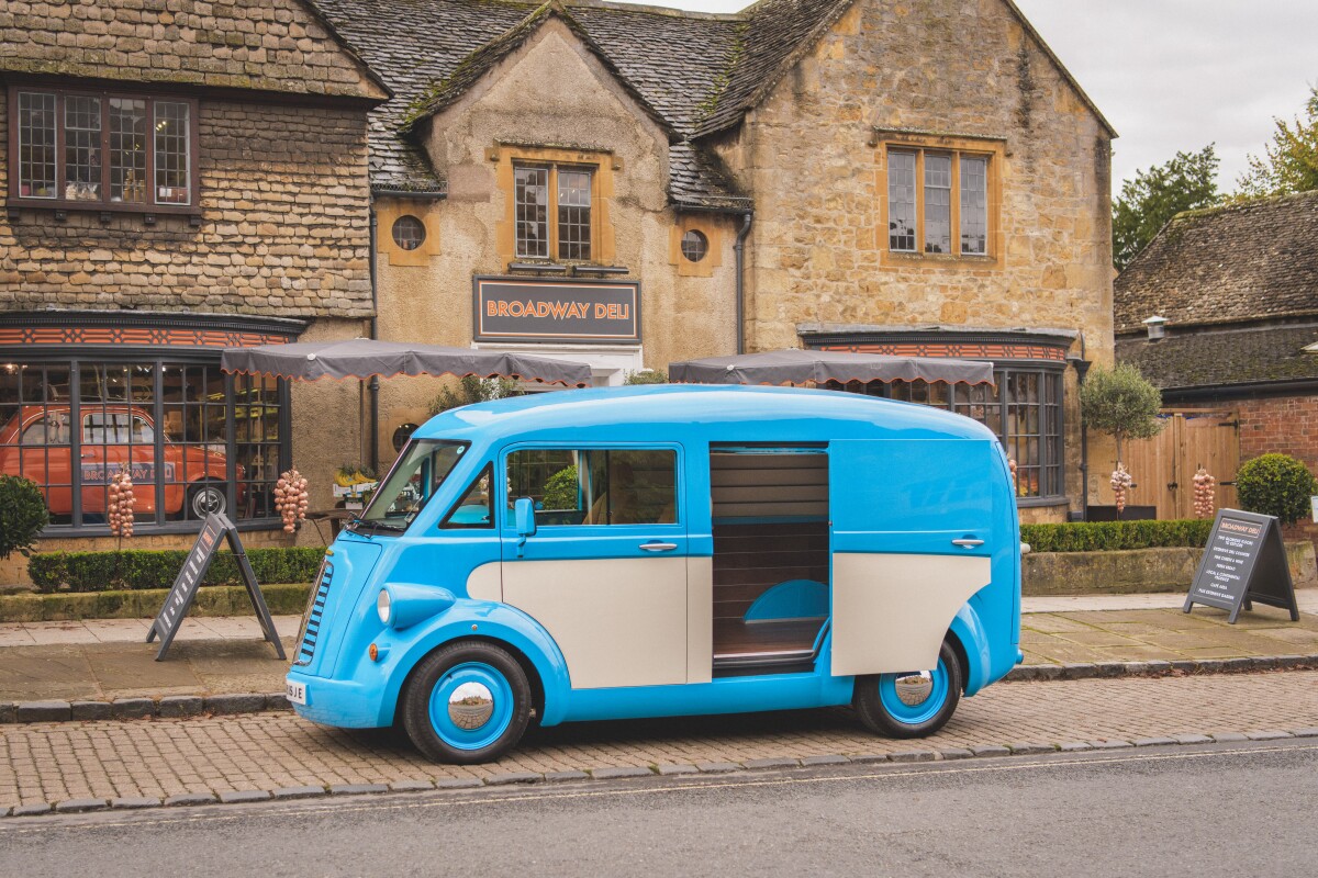 The Morris JE electric van, in all its quirky glory