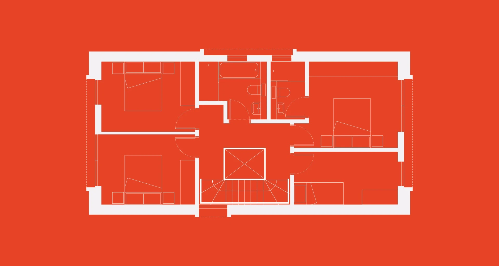 Kiss 4.1 floorplan upstairs