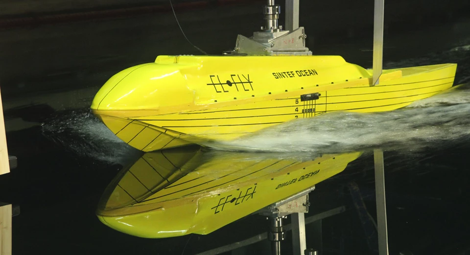 The Byfly's hull design is presently in its fourth version