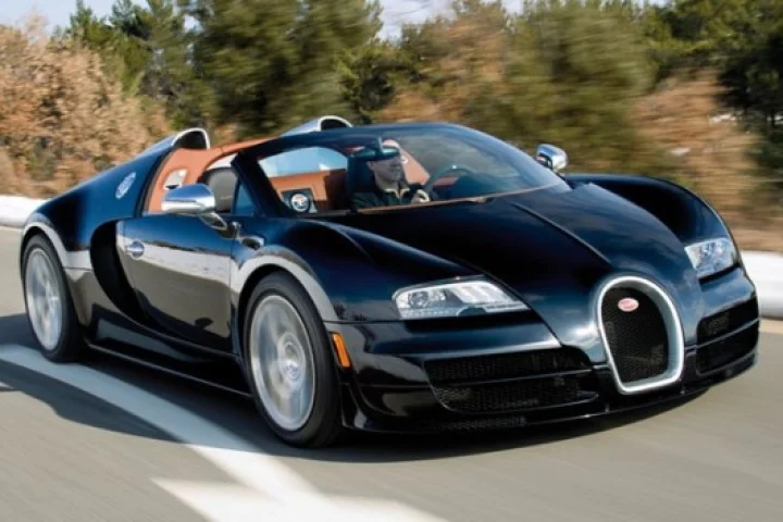 The Bugatti Veyron Grand Sport Vitesse is the world's fastest, most powerful roadster