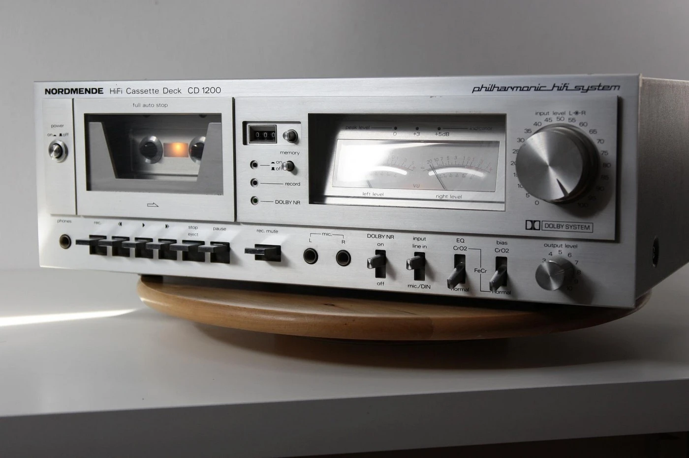 The original Nordmende CD 1200 audio cassette deck from the late 1970s/early 80s