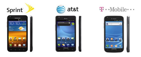 The Samsung Galaxy S II models coming to Sprint, AT&T and T-Mobile