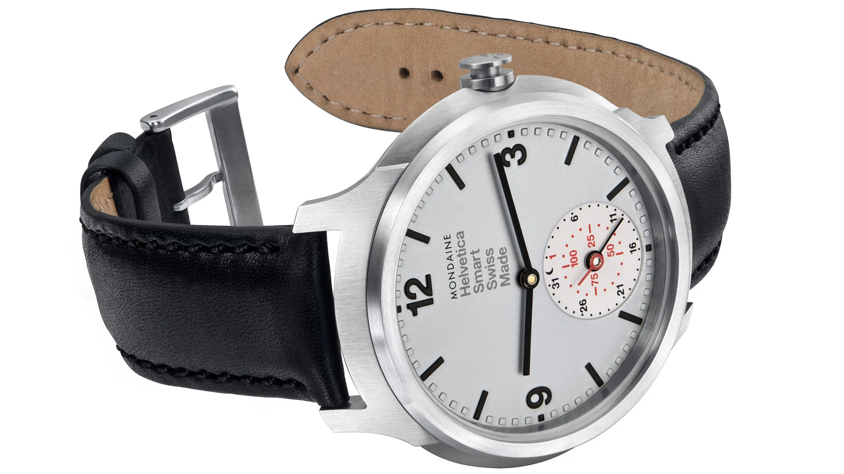 Mondaine's Helvetica 1 smartwatch tracks activity and sleep data