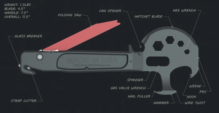 The Lil Trucker multitool features more than 10 usable and useful elements all outdoors-types will appreciate
