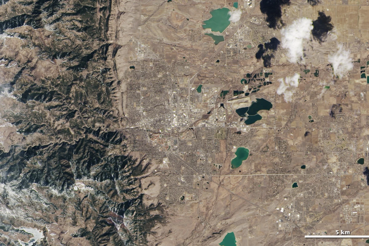 The newest Landsat satellite has transmitted its first images back home (Image: NASA)