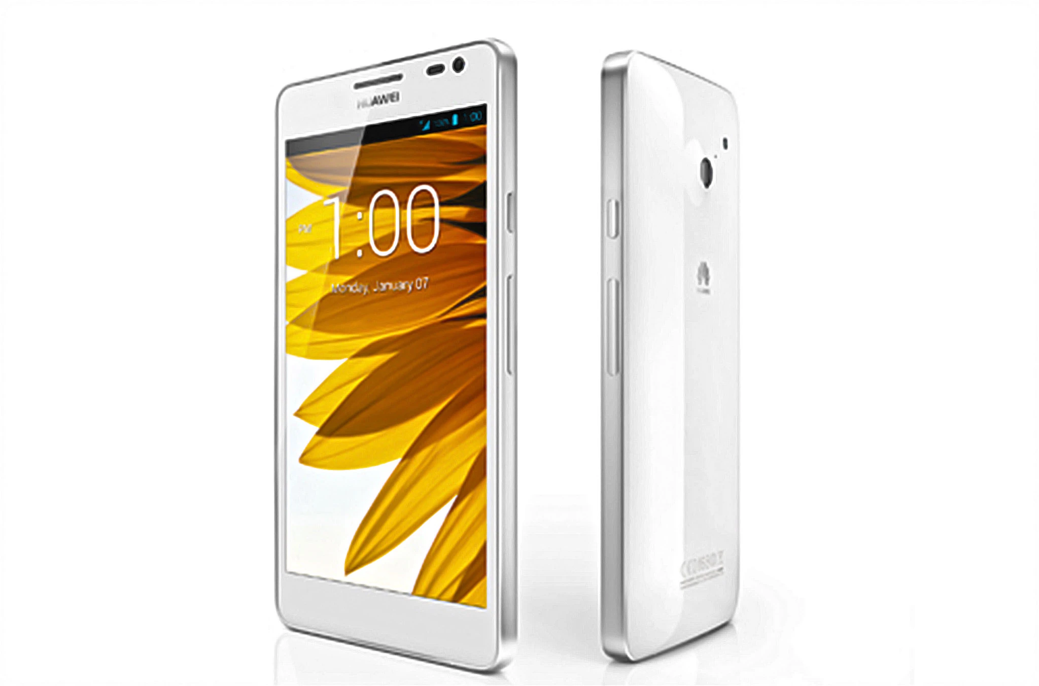 The Ascend D2 is smaller, but has better specs