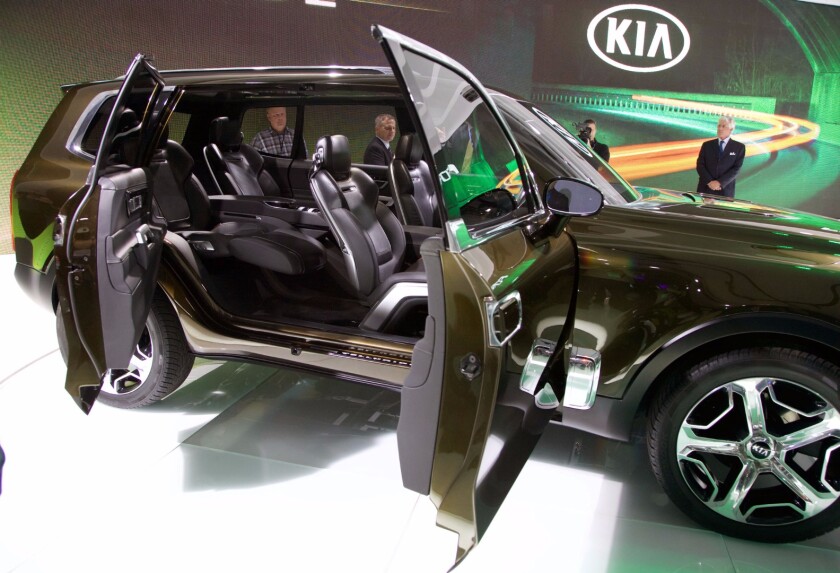 The Kia Telluride at NAIAS 2016