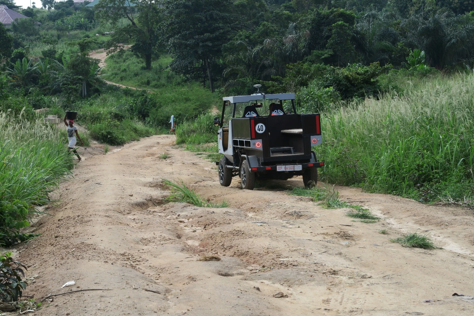 The aCar in action in Ghana