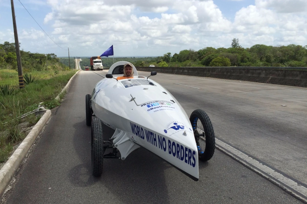 Ebrahim Hemmatnia on the road in Brazil