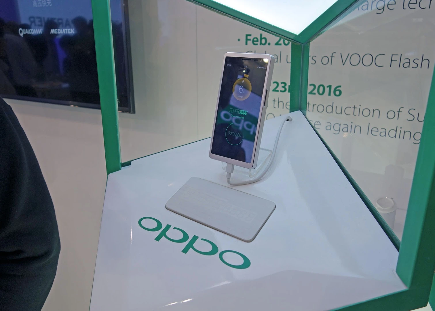 The 15-minute claim is based on a 2,500 mAh battery